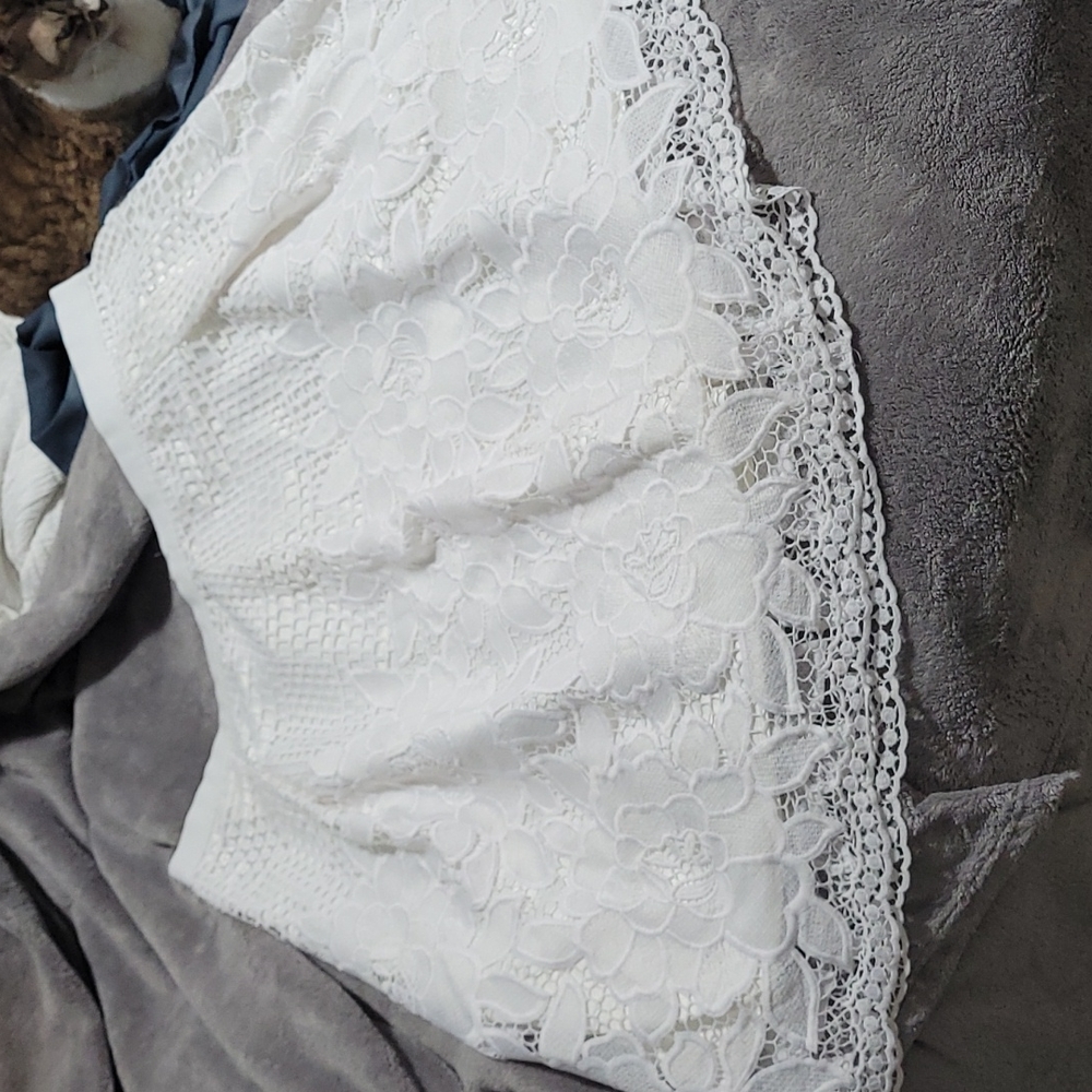 White skirt